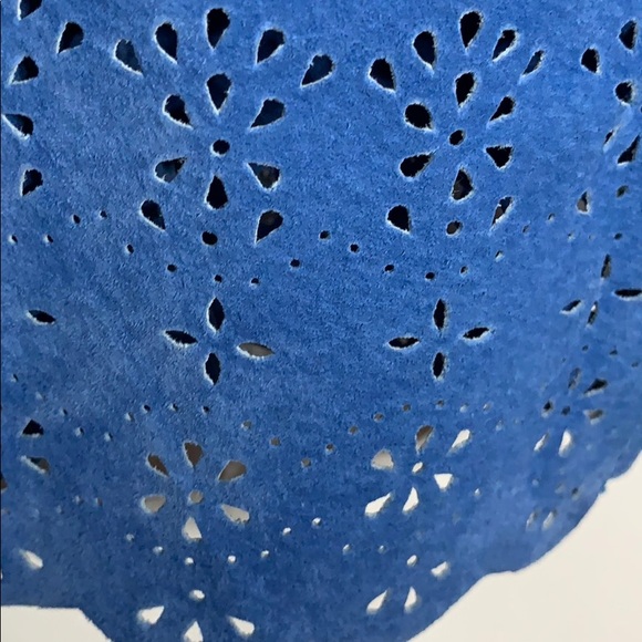 Light Blue Suede Jacket - Picture 2 of 7